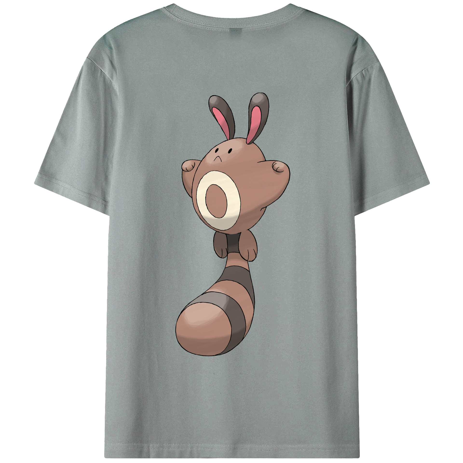 （画像用） ポケットモンスター Pokémon 綿100％ メンズ半袖Tシャツ（バックプリント） 通気性